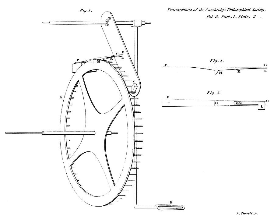 Airy's Clock Mechanism by Royal Astronomical Society/science Photo Library