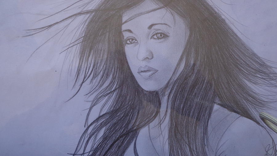 Aishwarya Rai Bachan Drawing by Anu Swarna - Fine Art America