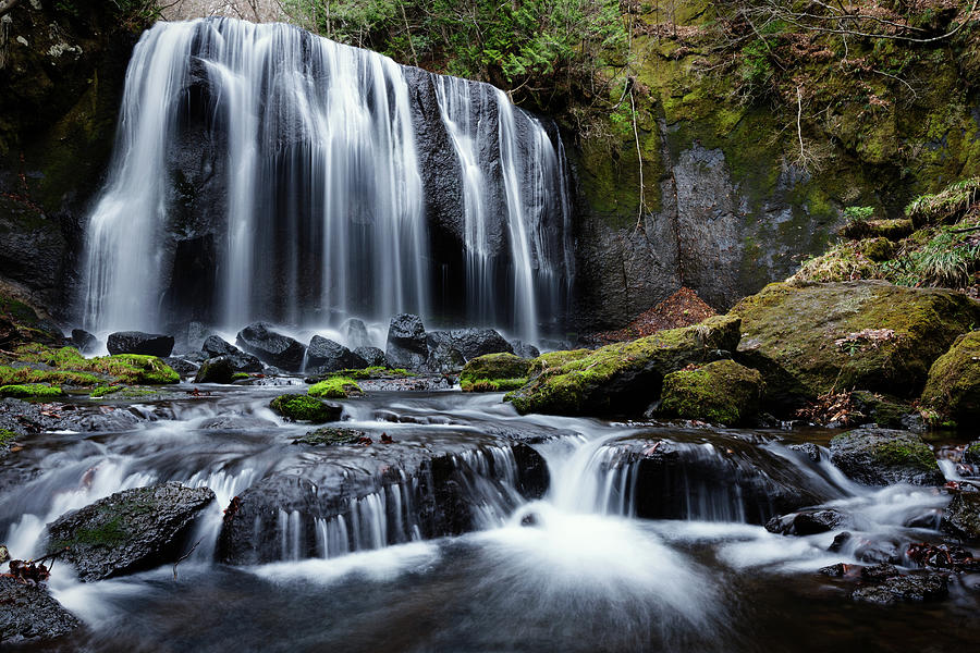 Aizawa Fudoutaki Waterfall Photograph by Nobythai