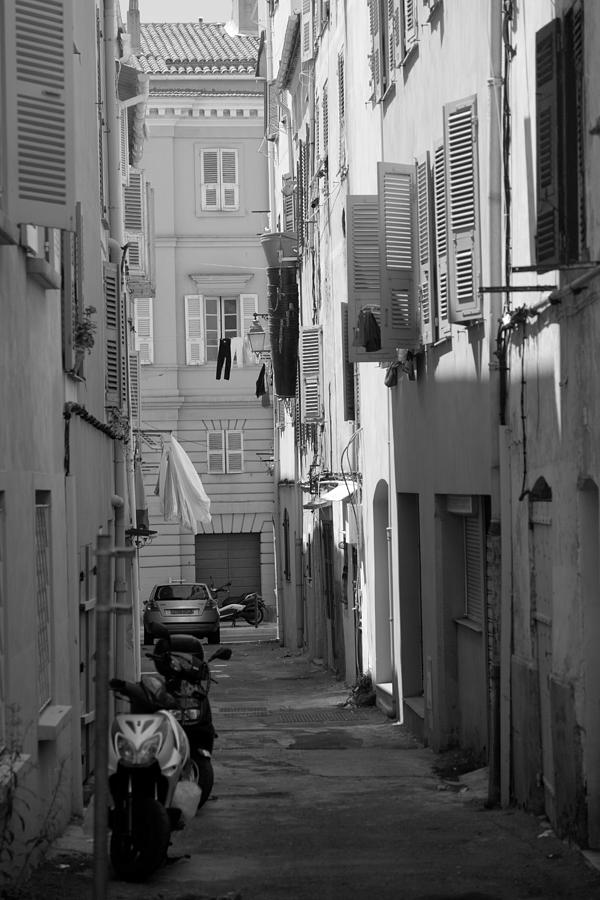 Ajaccio Back Alley Photograph by Brad Brizek
