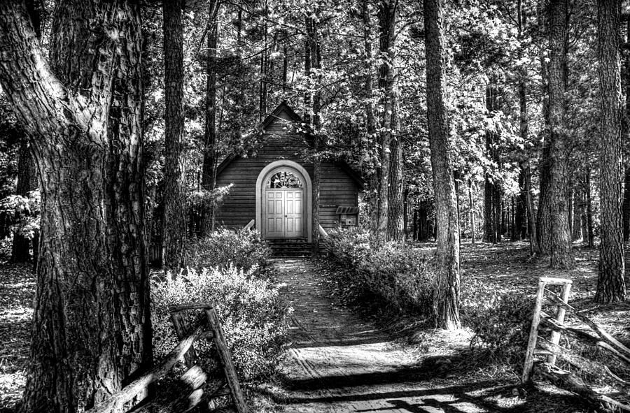 AJSP Chapel BW Photograph by Andy Lawless