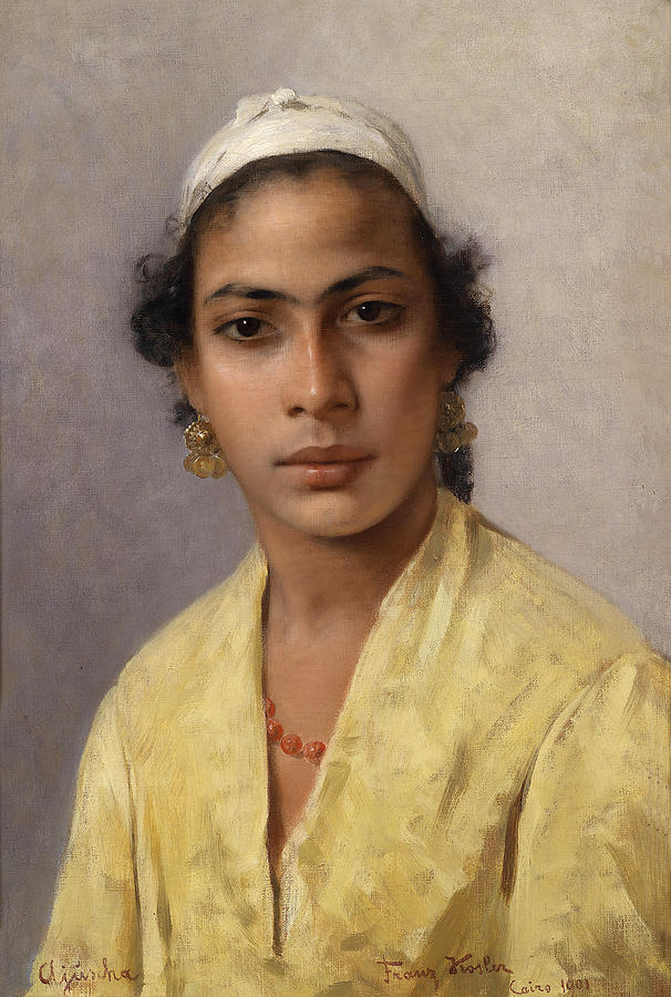 Portrait Painting - Ajuscha by Franz Xaver Kosler