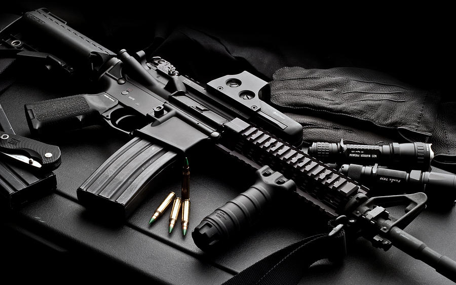 AK 47 Gear Digital Art by Marvin Blaine