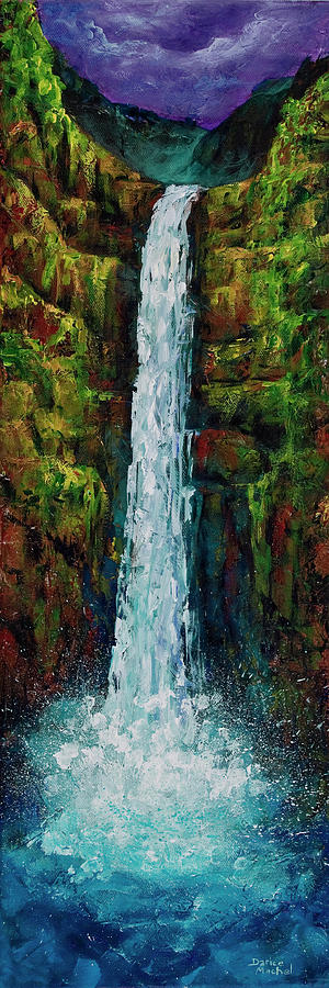 Akaka Falls Painting by Darice Machel McGuire