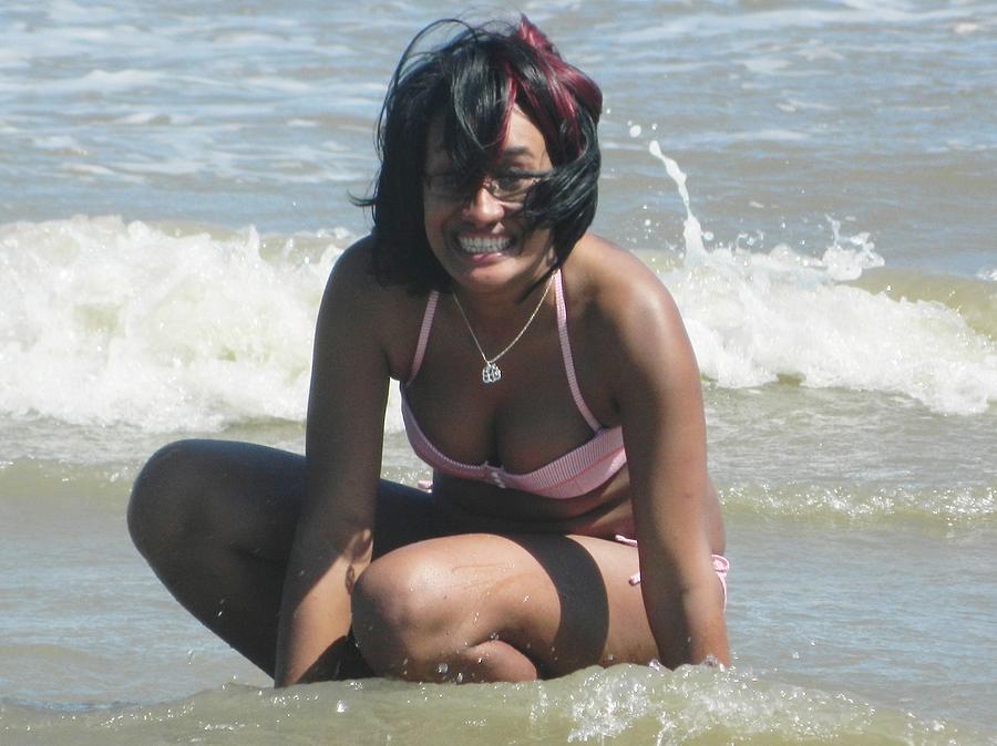 Beach Photograph - Akilah at the Beach by Shirbie LaRob Whitman Beach Photograph - Akilah at the Beach by Shirbie LaRob Whitman