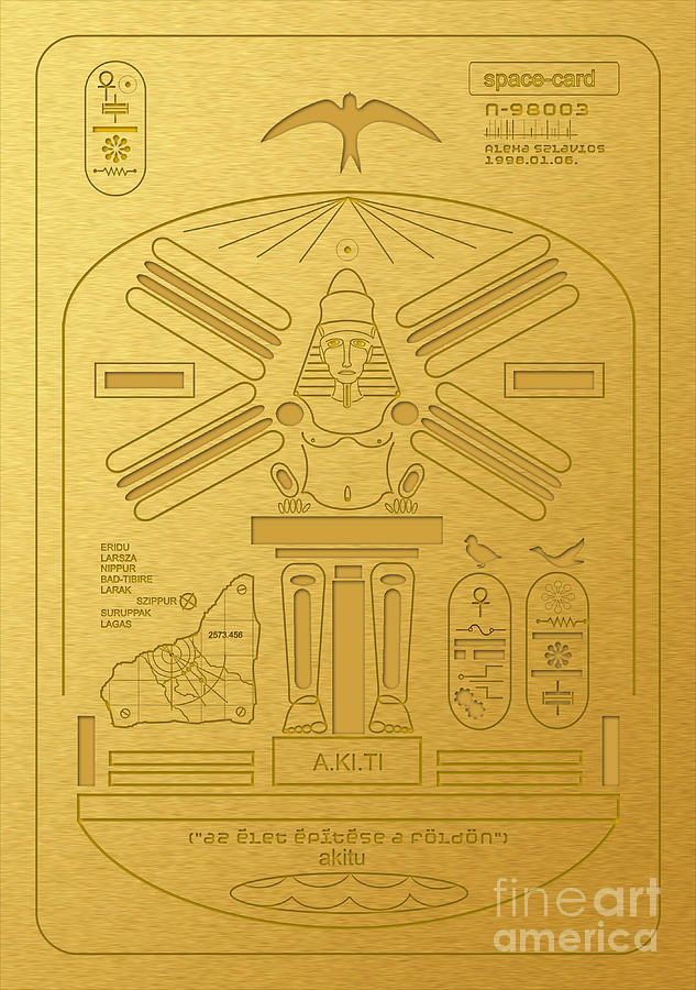 Akitu Digital Art by Alexa Szlavics Akitu Digital Art by Alexa Szlavics