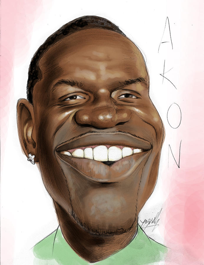 Akon Drawing by Yogesh Singh