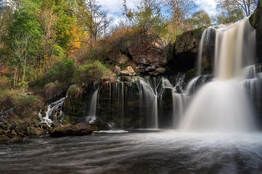 Akron Falls Photograph by Mark Papke