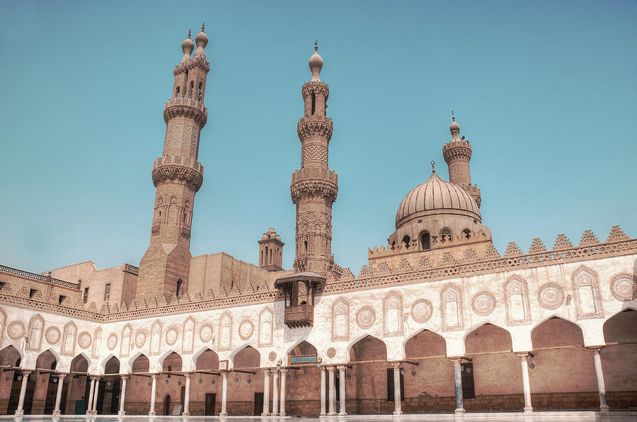 Al-azhar Mosque In Cairo Photograph by Mekhamer Photography