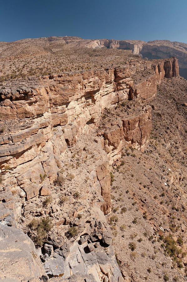 Al Hajar Mountains Landscape At The Photograph by John Elk