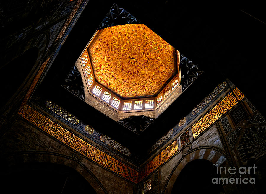 Architecture Photograph - Al Ishaqi Mosque by Nigel Fletcher-Jones