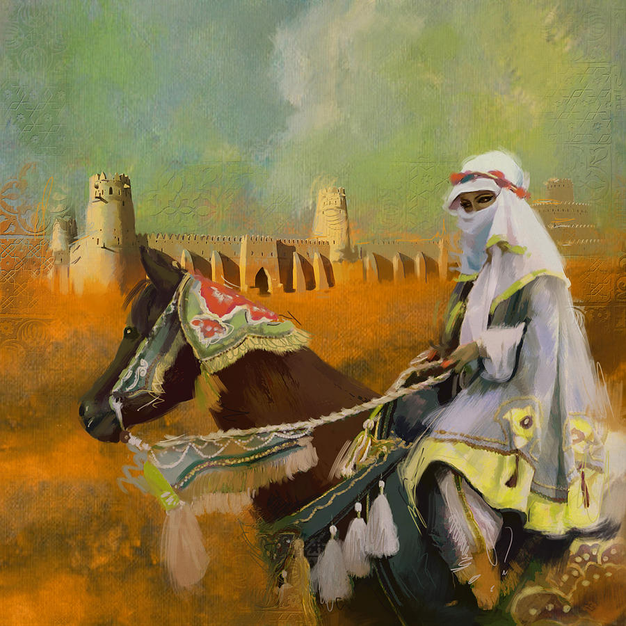 Al Jahili Fort - C Painting by Corporate Art Task Force