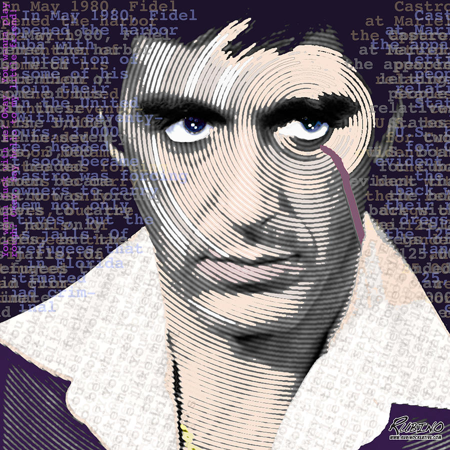 Al Pacino Again Painting by Tony Rubino