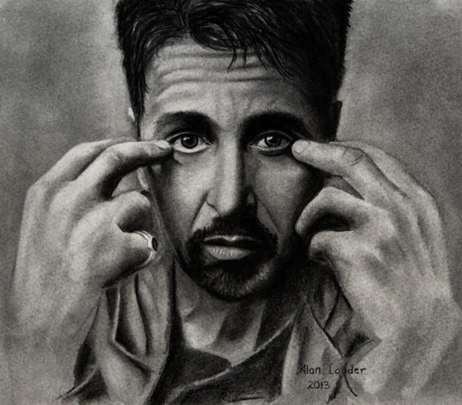 Al Pacino Drawing by Alan Conder