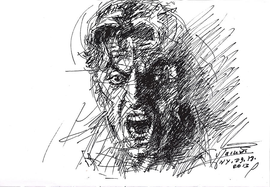 Al Pacino Drawing by Ylli Haruni