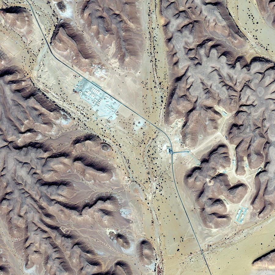 Al Sulayyil Missile Base Photograph by Geoeye/science Photo Library