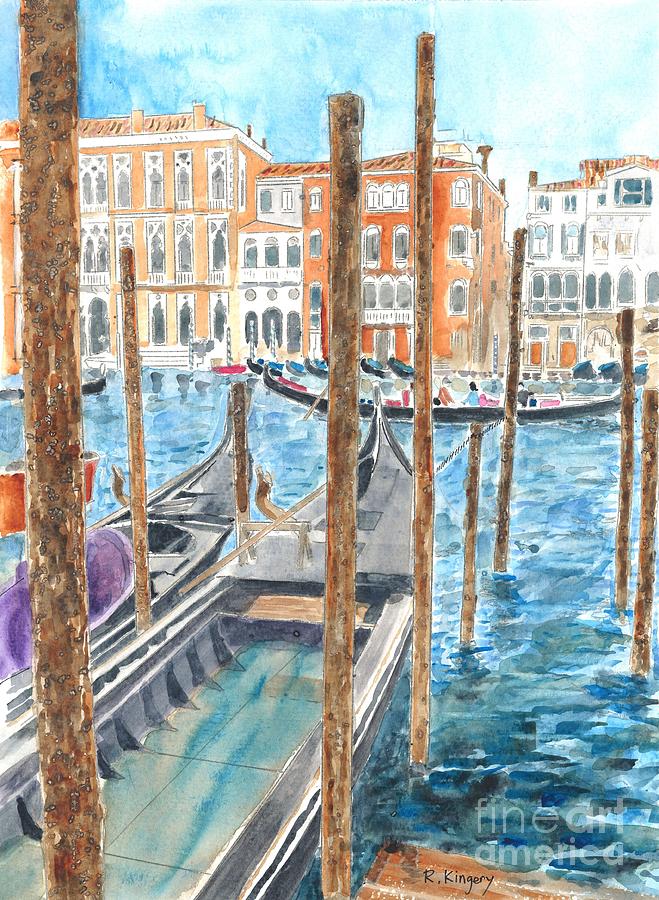 Al Traghetto a Venezia Painting by Ralph Kingery - Fine Art America