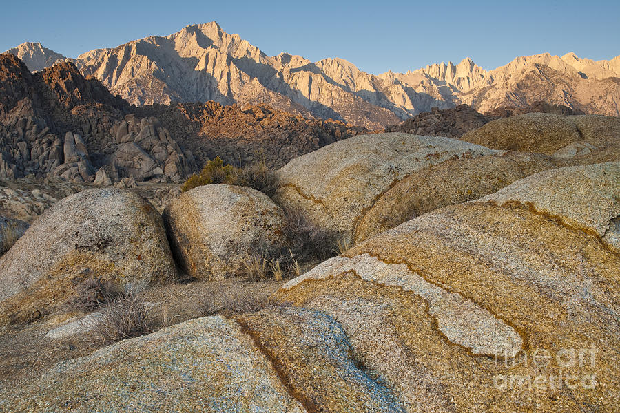 Alabama Hills And Eastern Sierras Photograph by John Shaw