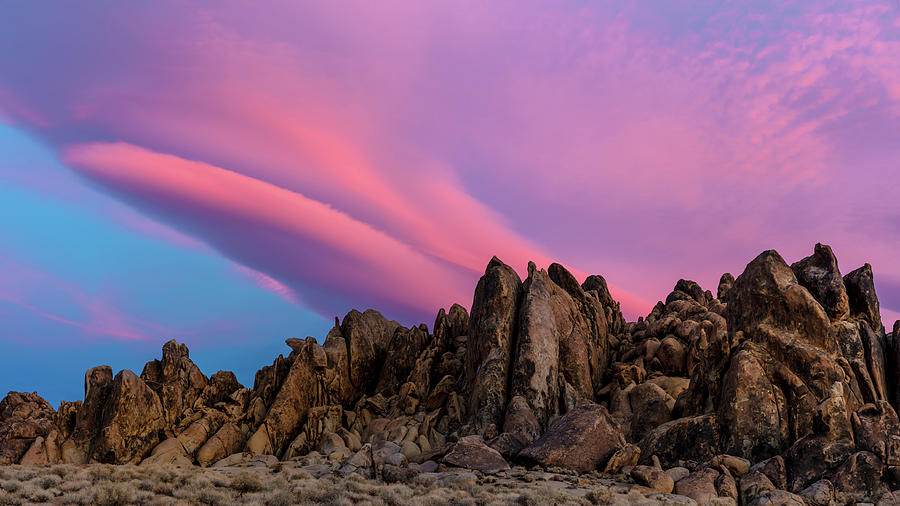 Alabama Hills At Sunrise Lone Pine Photograph By Panoramic Images Pixels