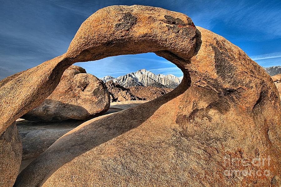 Alabama Hills Mobius Arch Photograph by Adam Jewell