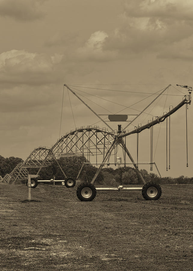 Alabama Irrigation System in Platinum Photograph by Kathy Clark