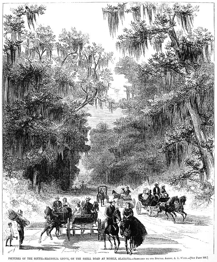 Alabama Mobile, 1866 Painting by Granger