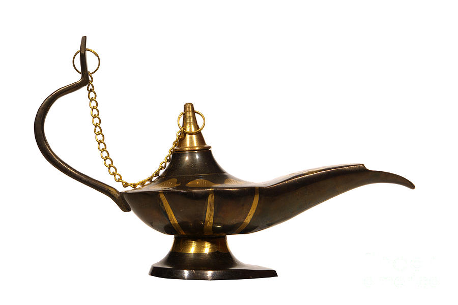 Lamp Photograph - Aladdin Oil Lamp by Olivier Le Queinec