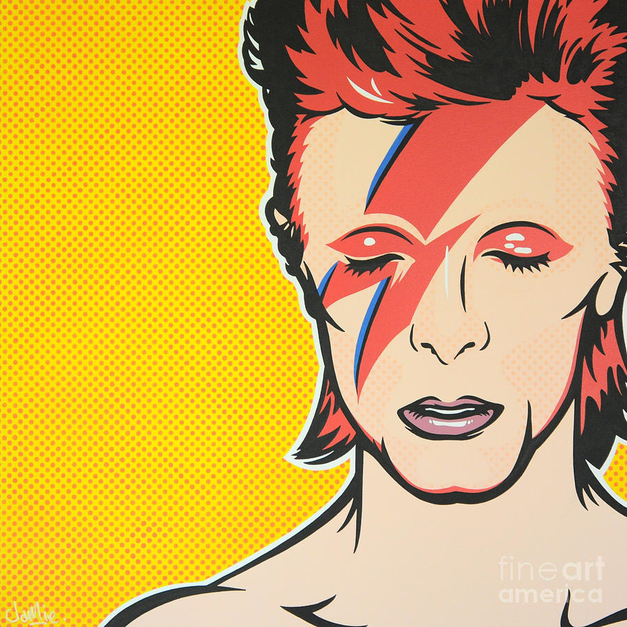 Aladdin Sane Painting by James Lee