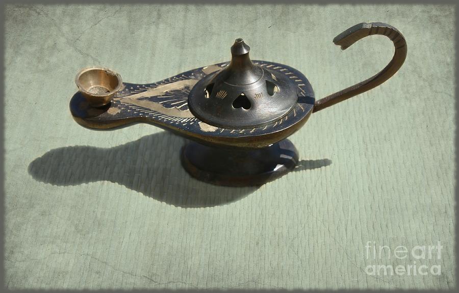 Vintage Photograph - Aladdins Lamp 2 by Sophie Vigneault
