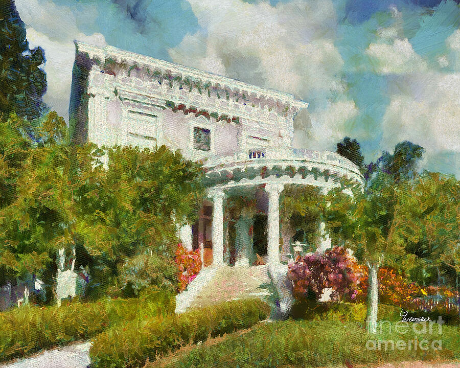 Alameda 1896-97 Colonial Revival Painting by Linda Weinstock