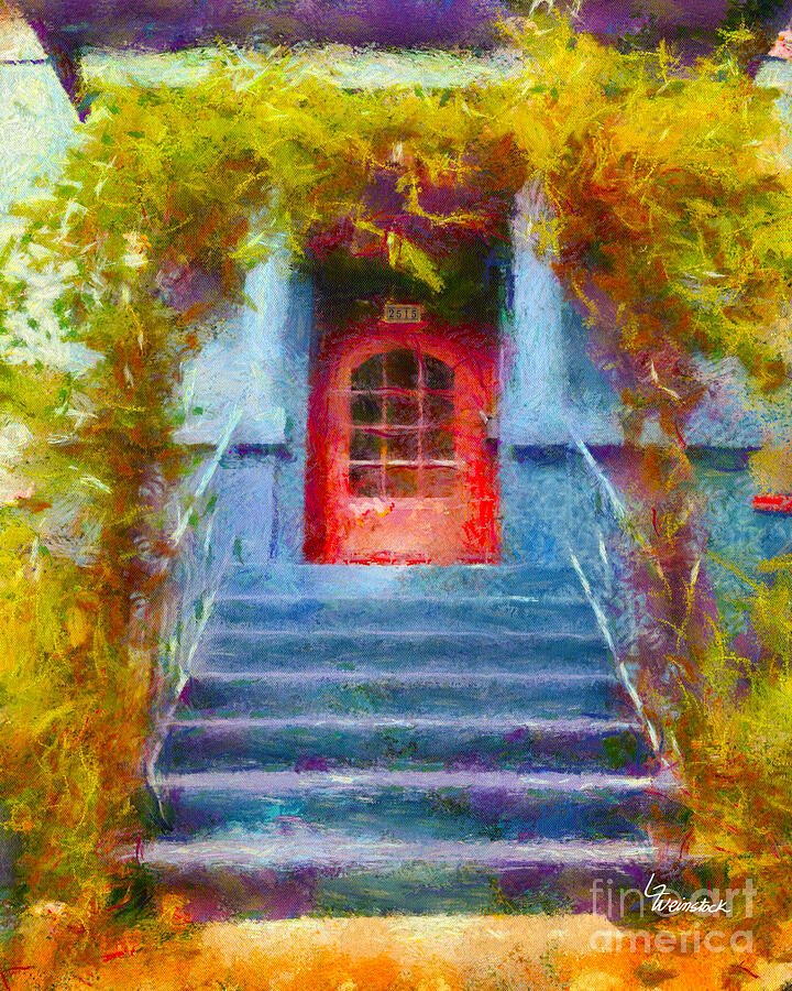 Alameda Welcome Home 1  Painting by Linda Weinstock