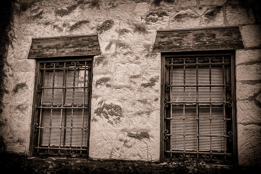 Alamo Windows Photograph by Melinda Ledsome