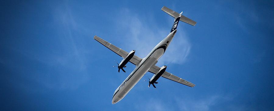 Alaska Airlines Turboprop wide version Photograph by Aaron Berg