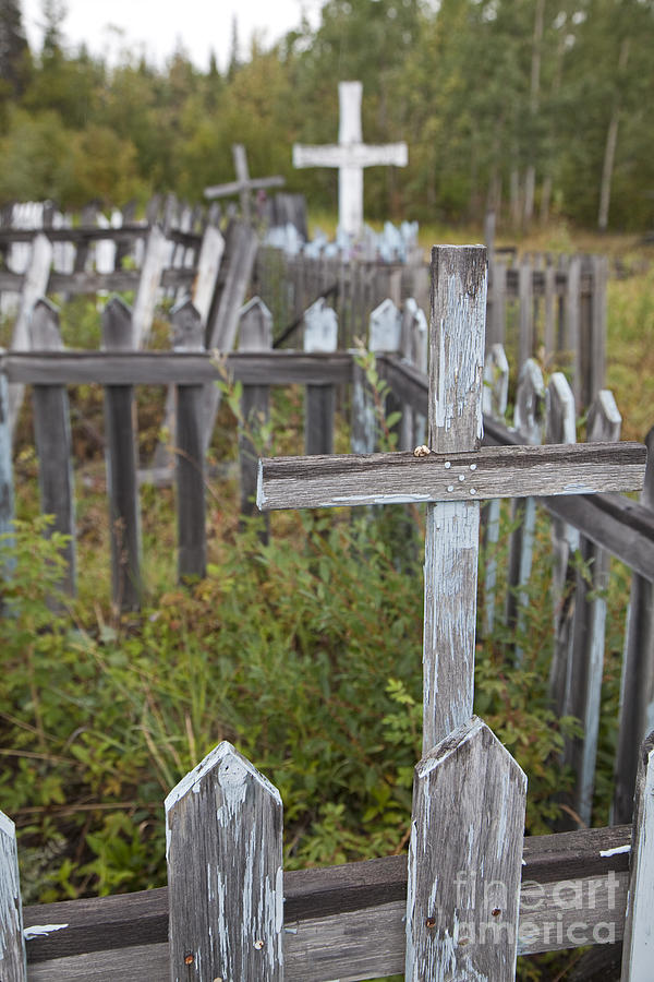 Alaska Cemetery Photograph by Jim West