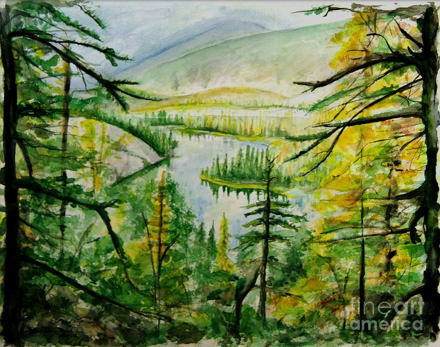 Landscape Painting - Alaska Dreamin by Bev Arnold