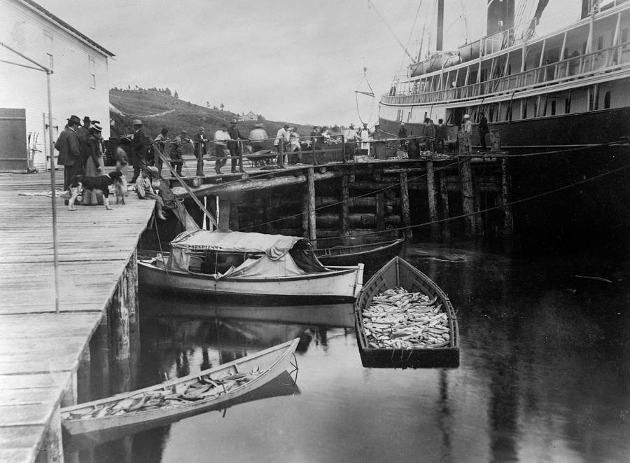 Alaska Fishing Boat, 1889 Photograph by Granger