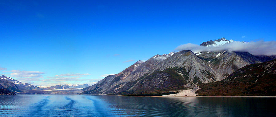 Alaska Glacier Bay from the Sea Photograph by Katy Hawk