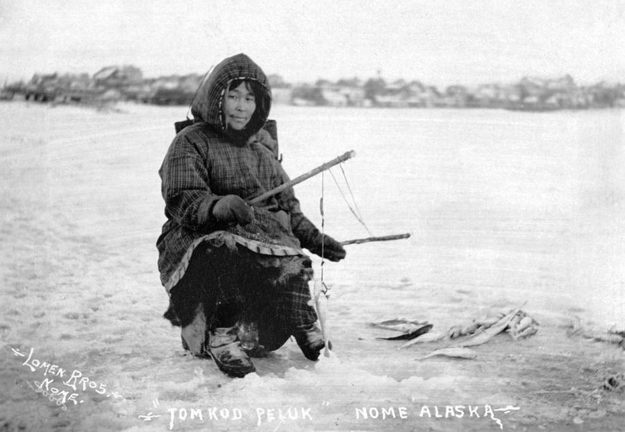 Alaska Ice Fishing Photograph by Granger