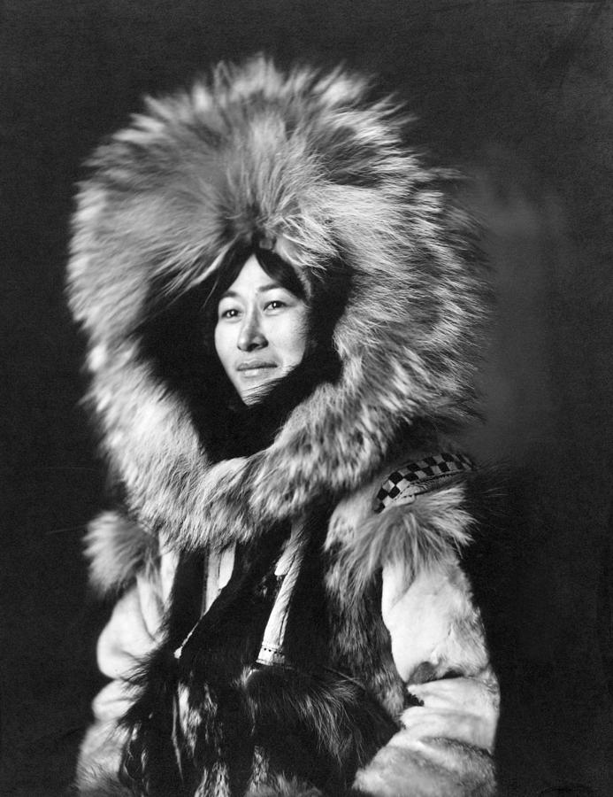 Alaska Inuit Woman Photograph by Granger