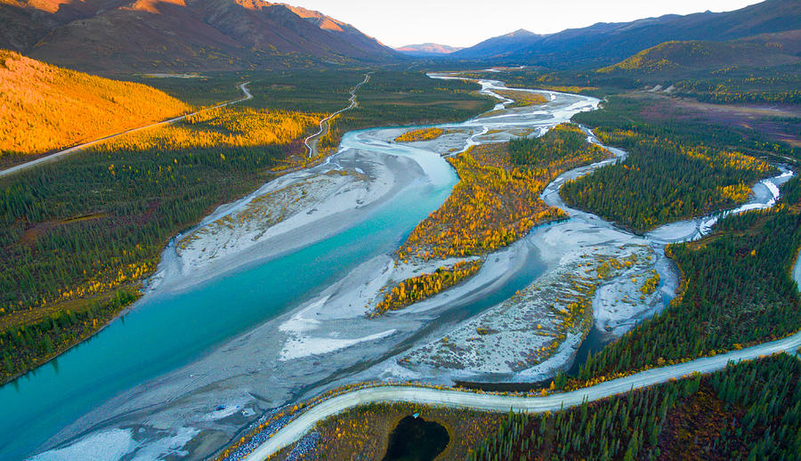 Alaska Landscape Photograph by Mantaphoto