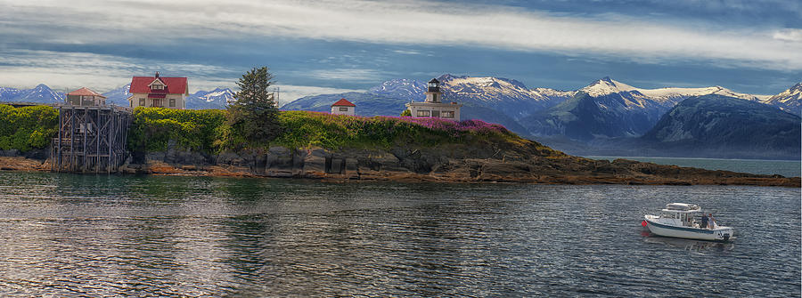 Alaska Light House Photograph by Gary Warnimont