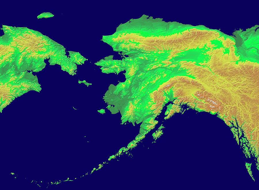 Alaska Photograph by Noaa/science Photo Library