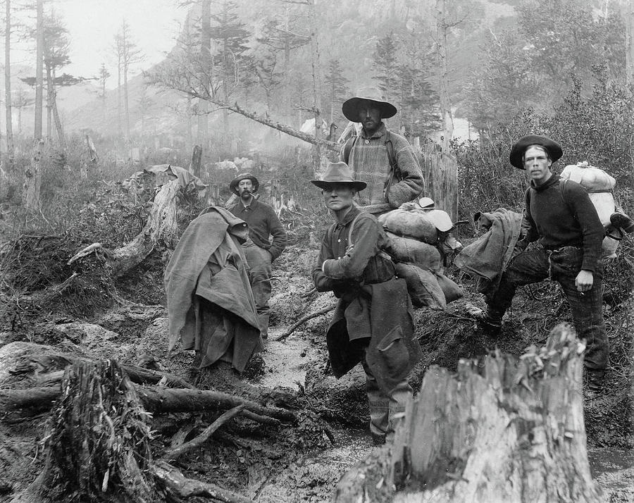 Alaska Prospectors, C1897 Photograph by Granger