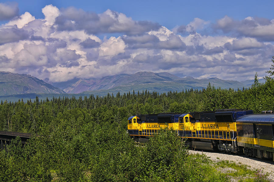 Alaska Railroad to Denali Photograph by Betty Eich