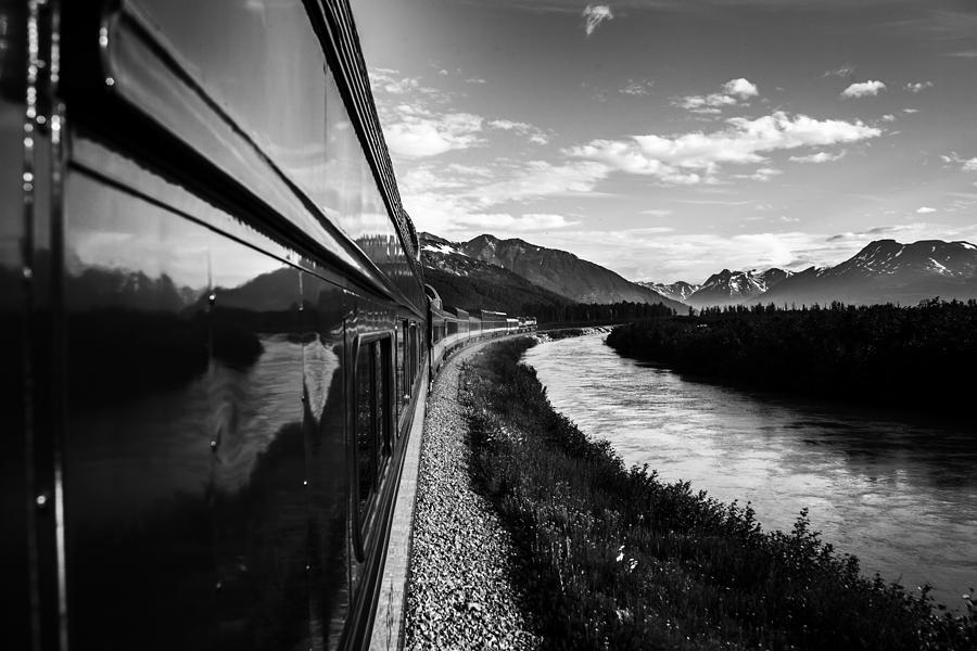 Alaska Railroad Train Photograph by Kyle Lavey Alaska Railroad Train Photograph by Kyle Lavey