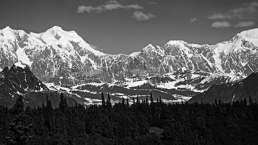 Alaska Range Photograph by Angie Schutt