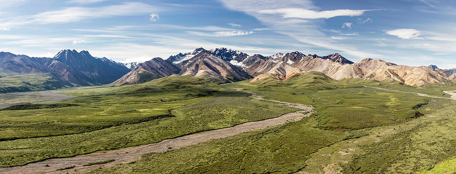 Alaska Range From Polychrome Pass Photograph By Panoramic Images Fine