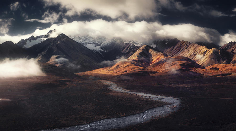 Denali National Park Photograph - Alaska Range by Jerrywangqian