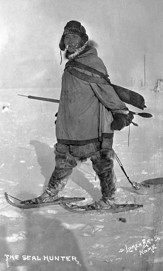 Alaska Seal Hunter Photograph by Granger