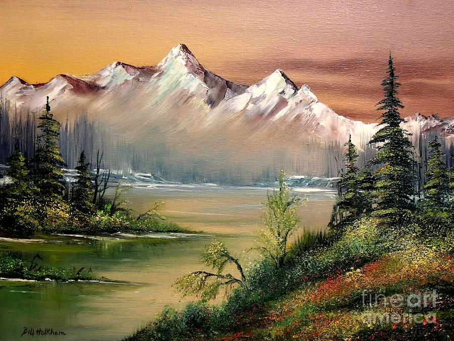 Alaska - Springtime Painting by Bill Holkham